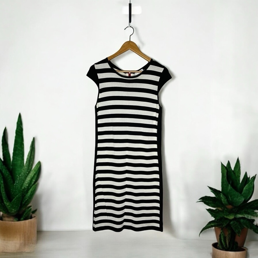 Katherine Barclay Montreal Stripe Dress Womens Medium
